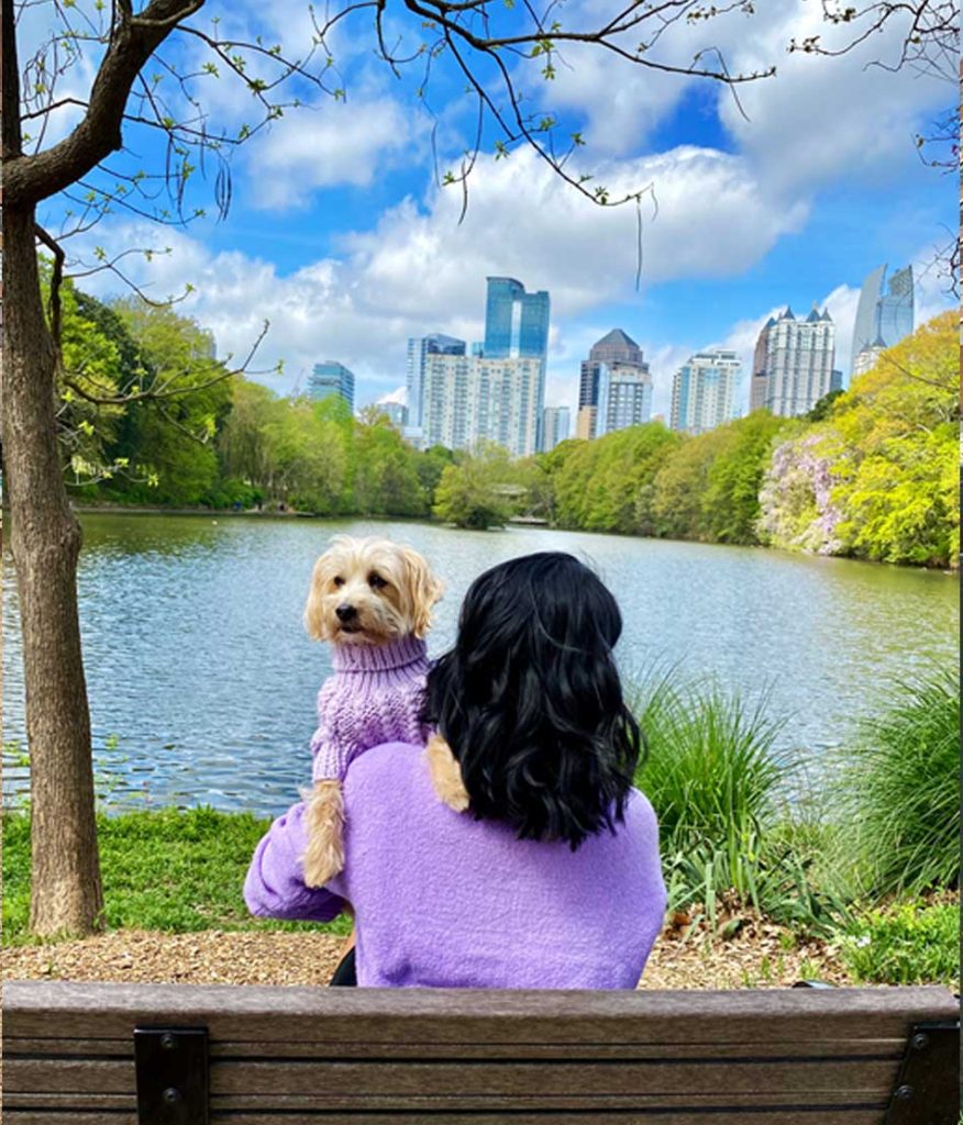 The Best Instagrammable Places To Take Photos With Your Dog In Atlanta Piedmont park 