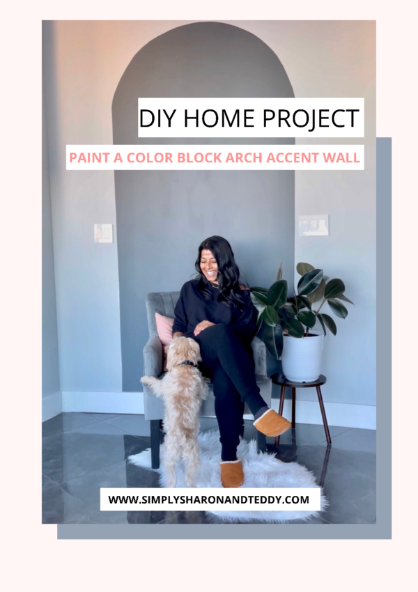 How To Paint A Color Block Arch Accent Wall Tutorial