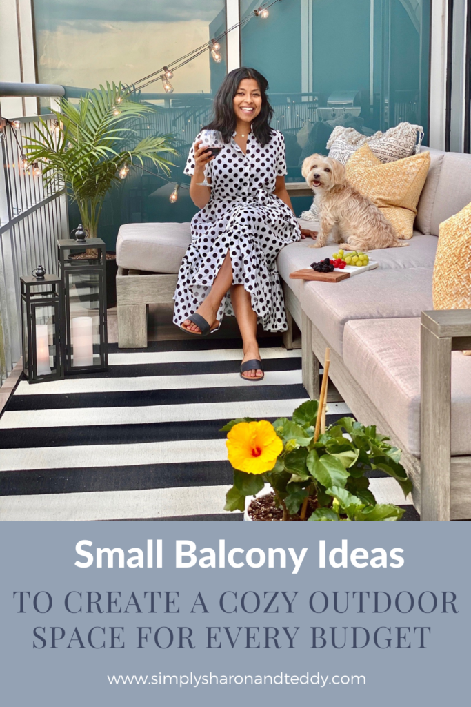 Small Balcony Ideas to Create A Cozy Outdoor Space For Every Budget Pin