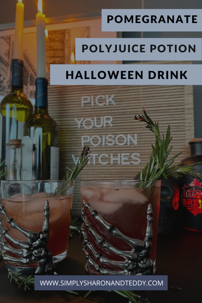 Easy Halloween Cocktail Recipe: Pomegranate Polyjuice Potion