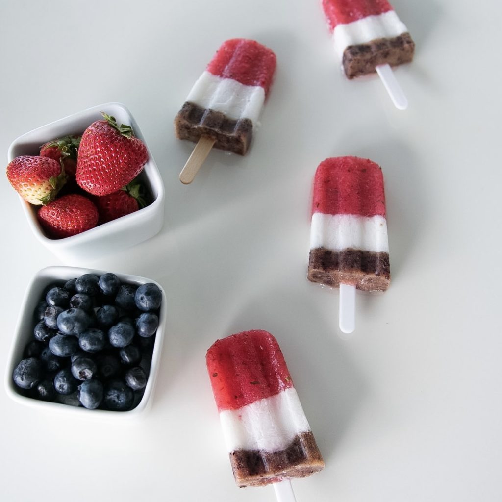 How To Make Red, White And Blue Homemade Dog Popsicles