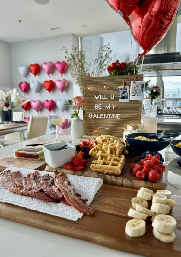 How To Host A Galentine’s Day Flower Arranging Brunch Party