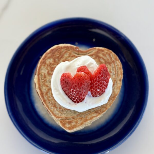 Easy Heart-Shaped Dog Pancake Recipe For Dogs